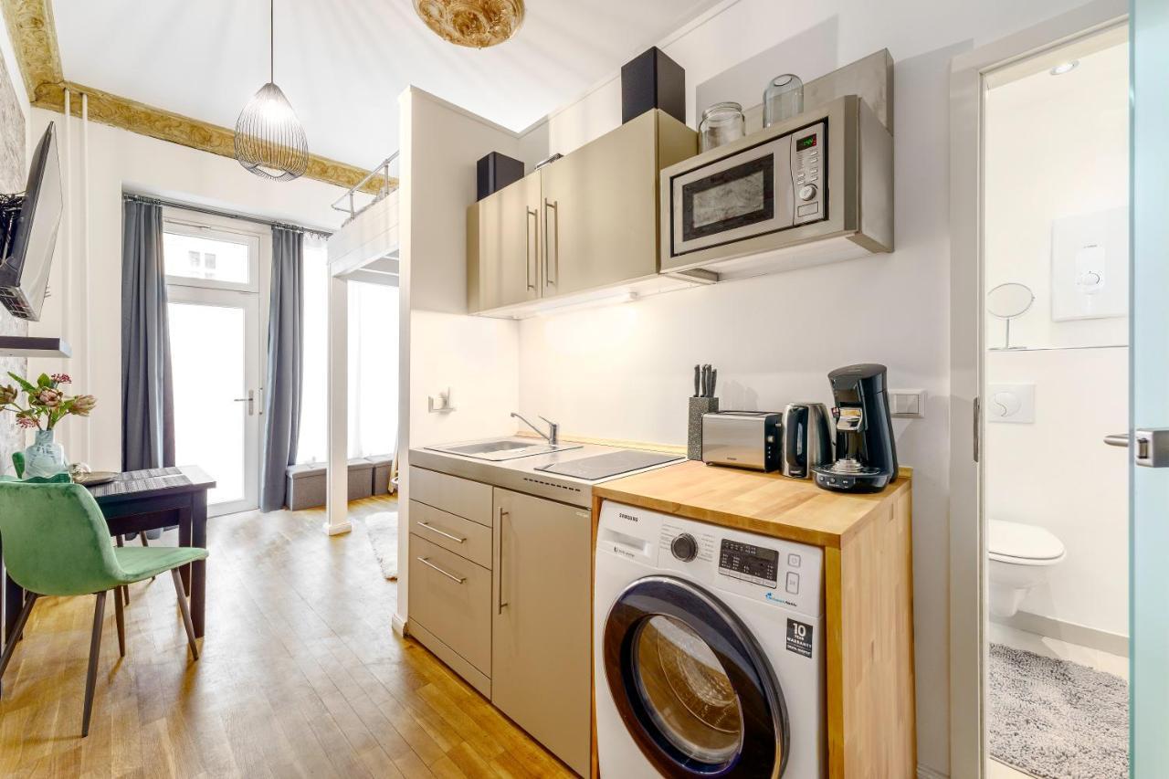 The Koburger Vh, Studio For Up To 4 With High Bed Берлин Экстерьер фото